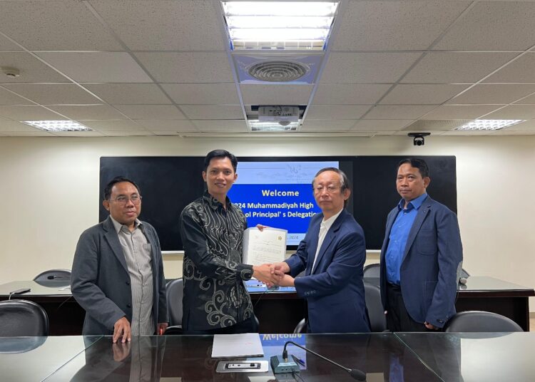 Sekolah Muhammadiyah Ini Jalin Kerja Sama dengan Dua Institusi Pendidikan Asal Taiwan