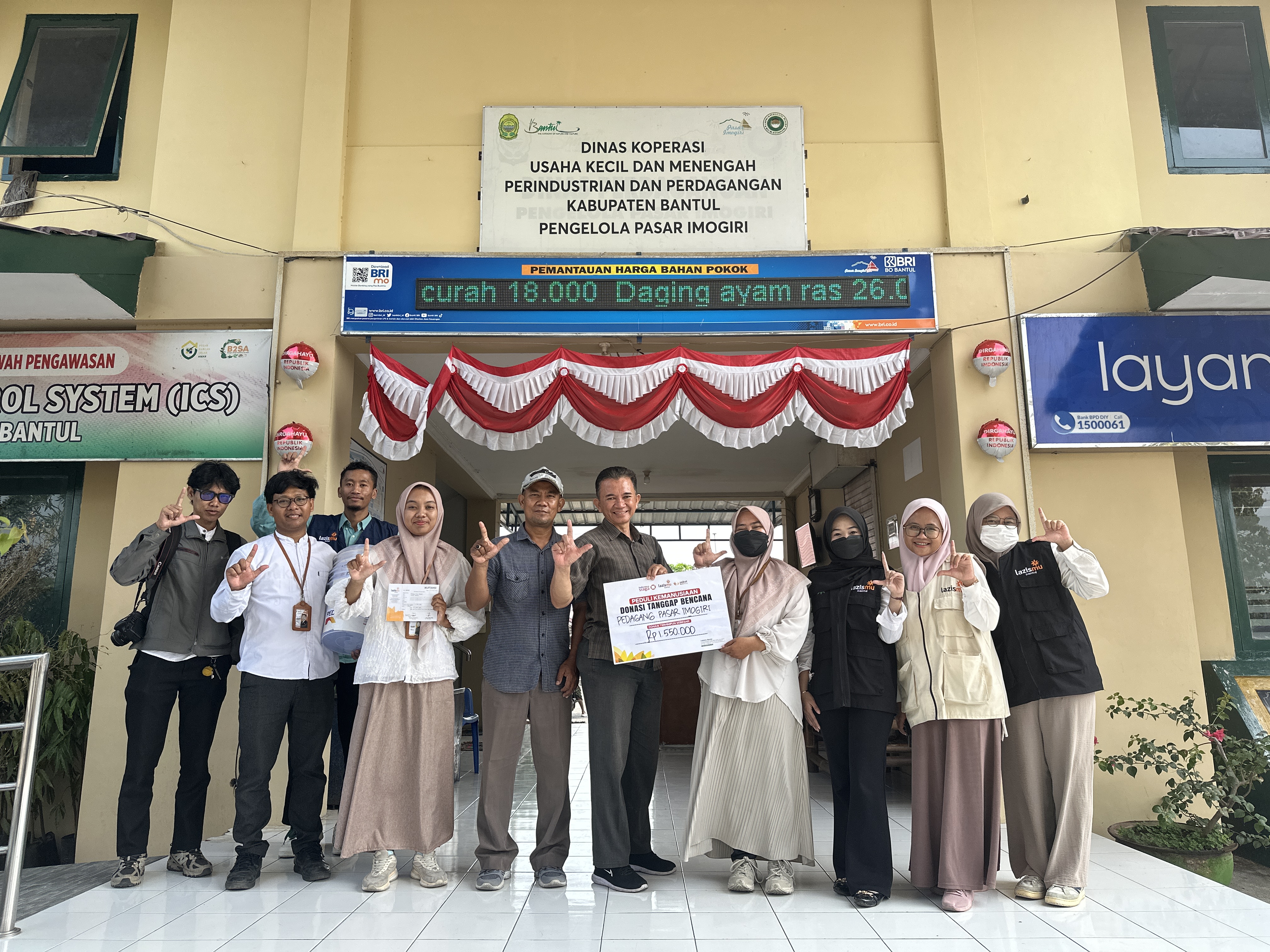 Grebeg Pasar Imogiri, Lazismu Daerah Bantul Galang Donasi untuk Gempa NTT